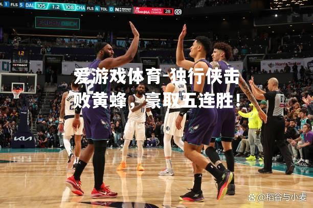 独行侠击败黄蜂，豪取五连胜！